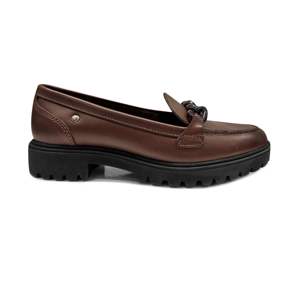 Mocasines Lilian Chain cafe para Mujer