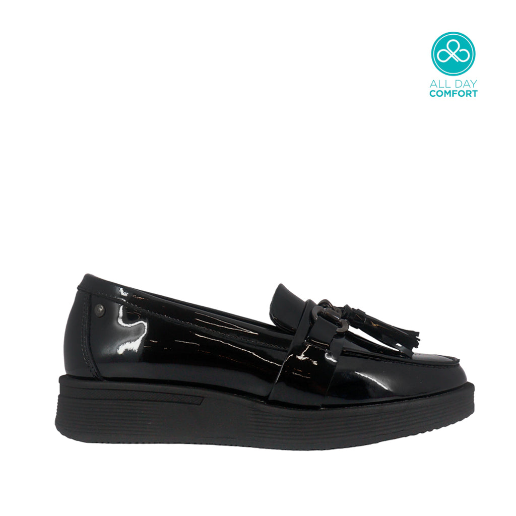 Mocasines Rennata negro para Mujer