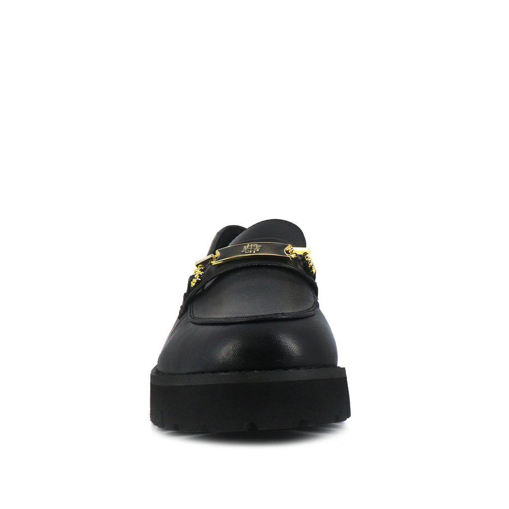 Mocasines Tory Buckle negro para Mujer