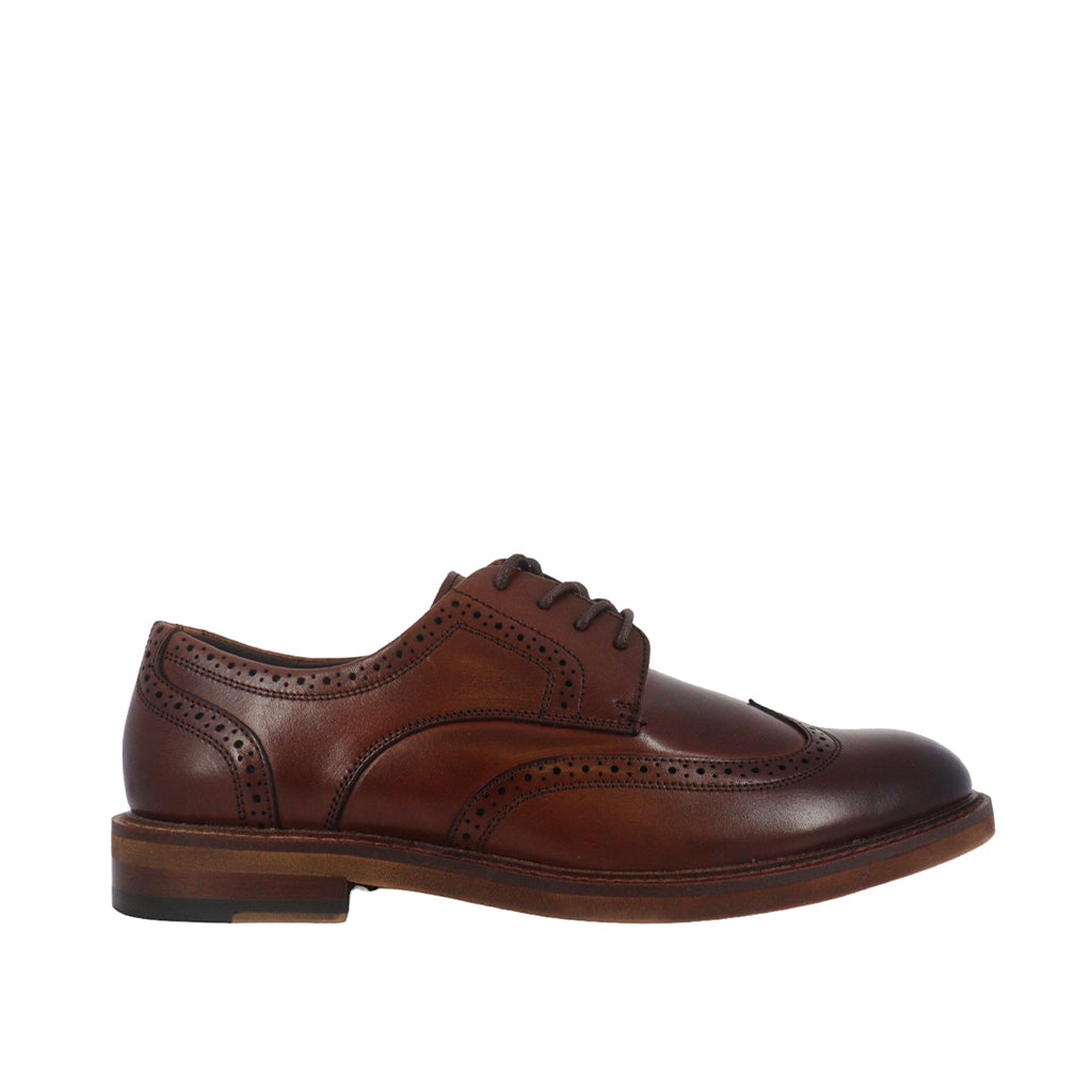 Zapatos Gali Wingtip cafÃ© para hombre