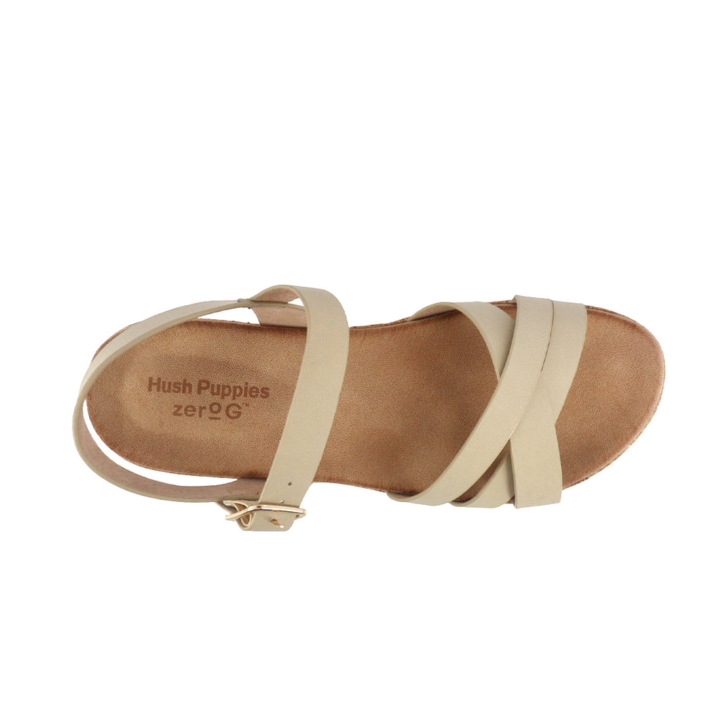 Sandalias flats Jaylin taupe para Mujer