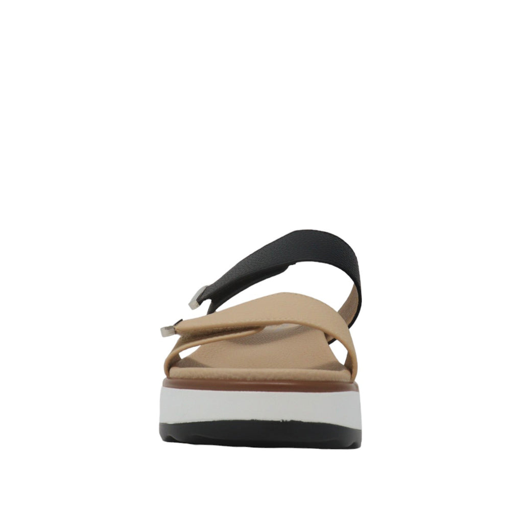 Sandalias flats Gillian beige para Mujer