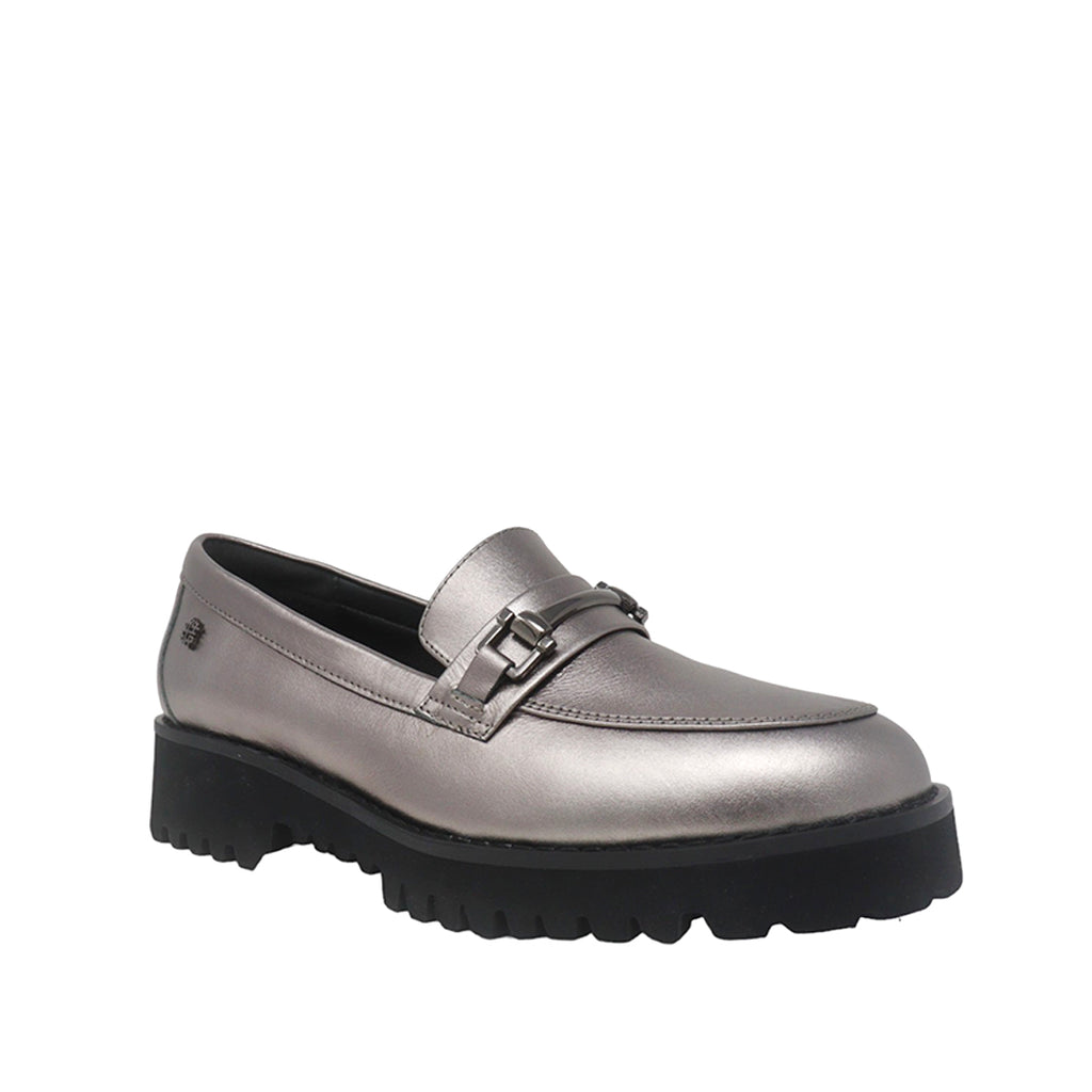 Mocasines ToryBuckle pewter para Mujer