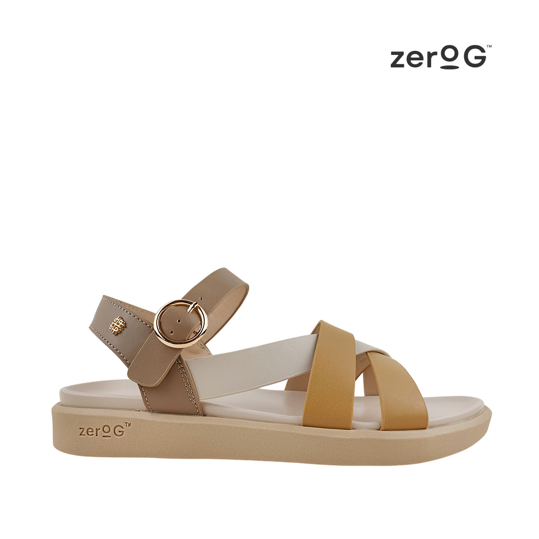 Sandalias flats Indyra para mujer color taupe - Hush Puppies Honduras