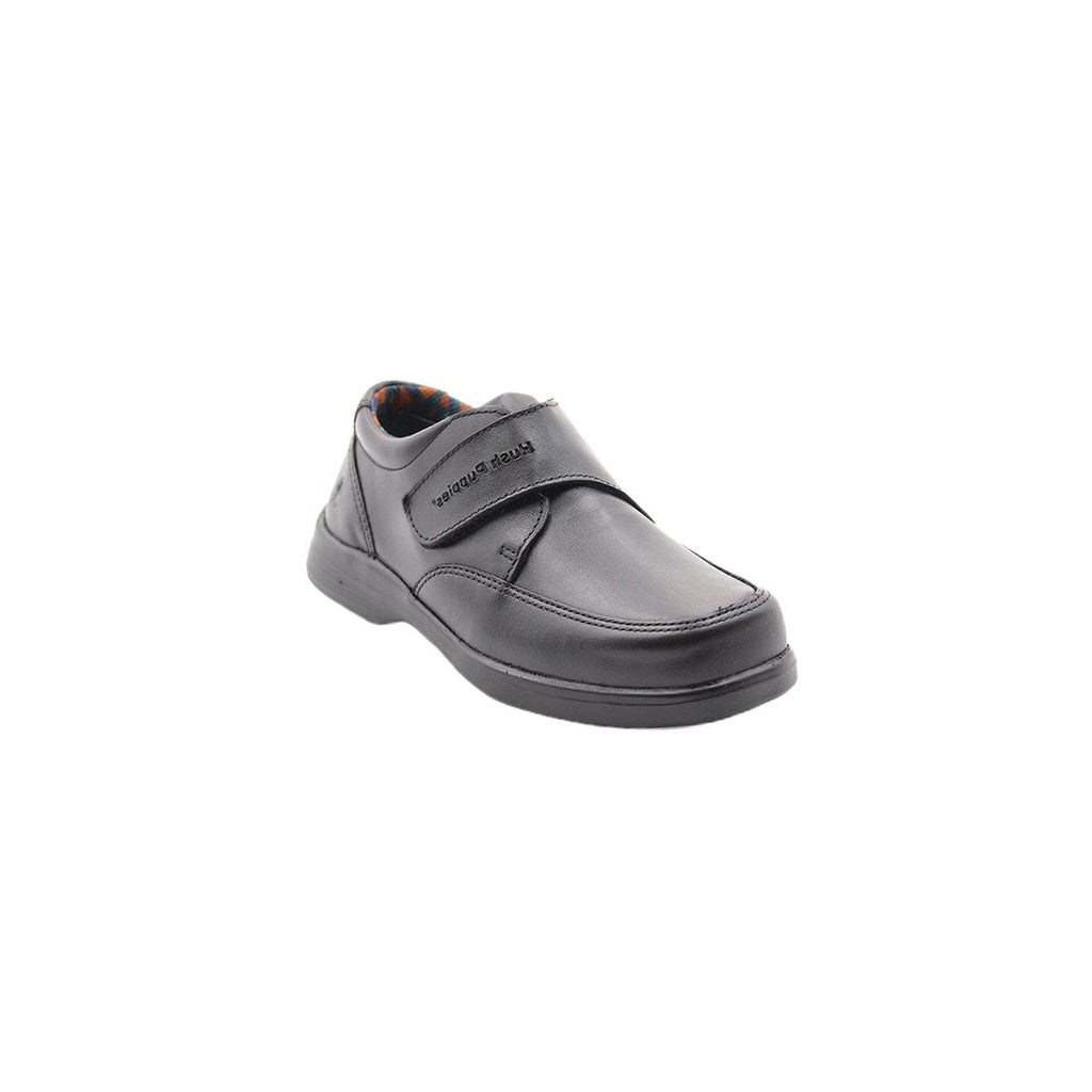 Zapatos escolares Luka velcro negro para Niños