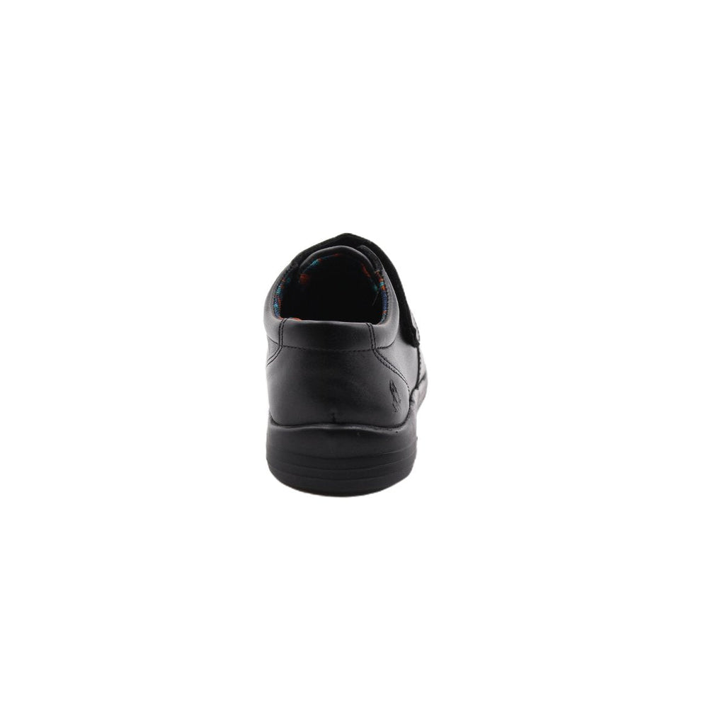 Zapatos escolares Luka velcro negro para Niños